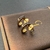 Vivara - Duo. Brincos em Ouro Amarelo 18k com Diamantes Brancos e Negros - loja online