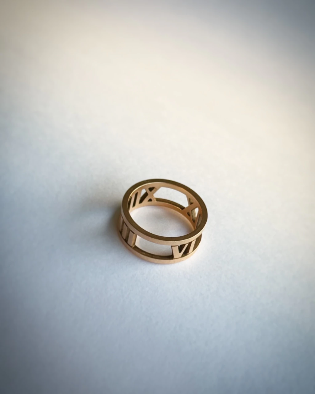 Tiffany & Co. - Atlas. Anel em Ouro Rosé 18k.