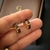 Vivara - Duo. Brincos em Ouro Amarelo 18k com Diamantes Brancos e Negros - comprar online