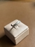 Lisht - Anel de Ouro Branco 18k com diamantes.