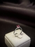 Anel em Ouro Branco 18k modelo solitário com Rubelita. - comprar online