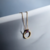 Vivara - Pingente Unique em Ouro Rosé 18k com Ametista Roxa e corrente malha veneziana em ouro rosé