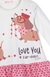 CONJUNTO LOVE DOG COM LEGGING TÉRMICA TAL MENINA TAL BONECA - LOJA JUJU BABY