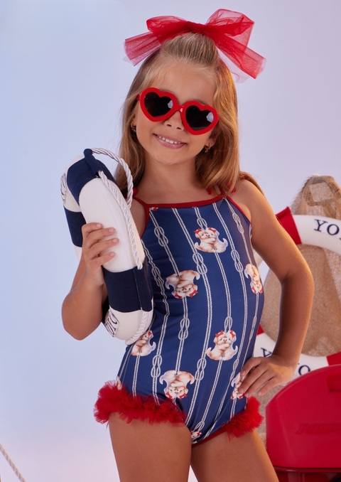 MAIÔ INFANTIL MENINA DOG AMIGUINHOS TULE YOYO