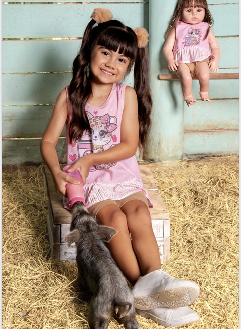 CONJUNTO LEOPARDO BLUSA COM LEGGING CICLISTA