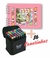KIT DE COLORIR BOBBIE GOODS CAPA DURA + CONJUNTO ESTOJO CANETINHAS 36 CORES - LOJA JUJU BABY