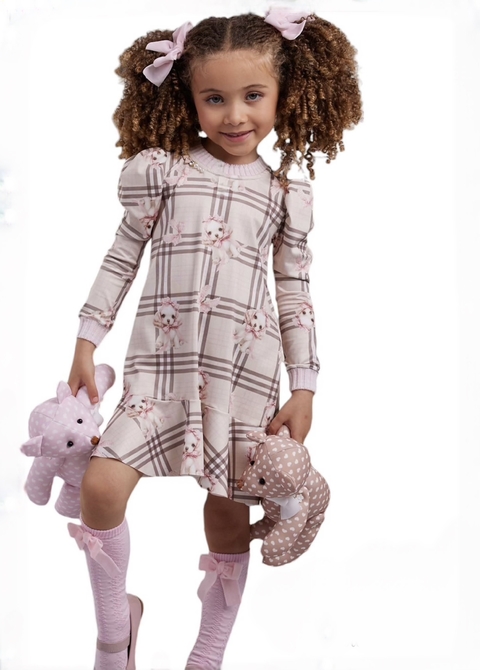 VESTIDO INFANTIL MENINA XADREZ YOYO