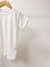 Camiseta Infantil lisa 100% algodão Off White - comprar online