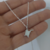 Mini Mate + Cadena de Plata en 50cm