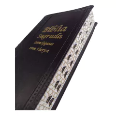 Bíblia Sagrada Evangélica com Letra Gigante e Harpa Masculina - loja online