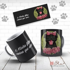 Caneca de Porcelana Pet Minha Filha Canina que Amo