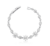 Pulseira Flores Cravejadas Ródio - comprar online
