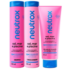 ￼Shampoo e Condicionador Neutrox Sol, Mar e Piscina + Máscara de Reparação Neutrox - Sol, Mar e Piscina - comprar online
