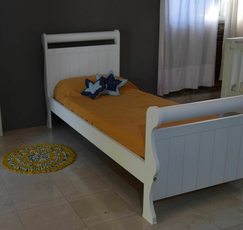 Cama de 1 plaza diseño Andes