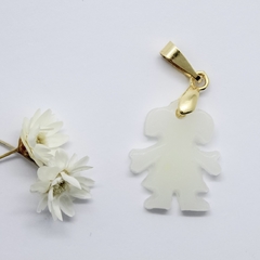 Molde Menina + Elo Folheado - comprar online