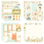 Kit 12 Folhas | La Vie Est Belle - Lojista Lemon Scrapbook