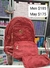 Combo mochila lona roja