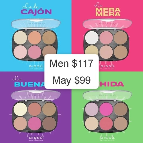 Paleta para rostro Bissu