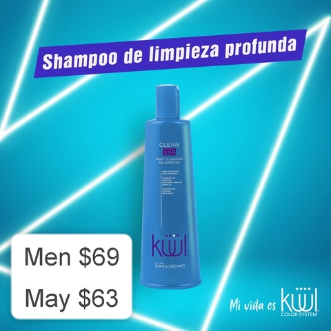 Shampoo de limpieza Profunda Kuul 300ml
