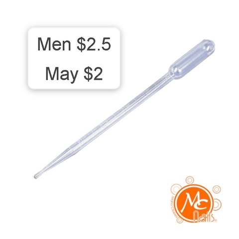 Pipeta de Plastico 3ml MC Nails