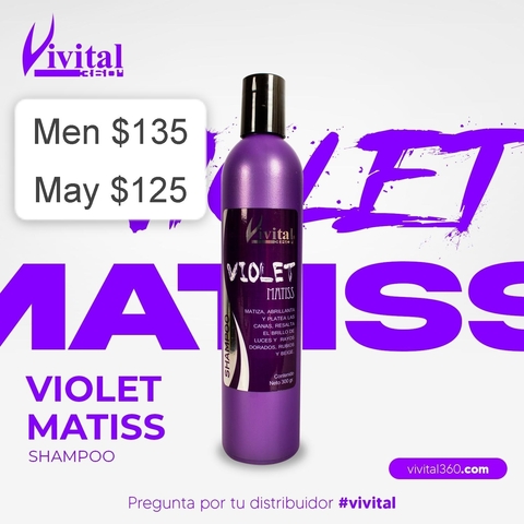 Shampoo Matizante Violeta Vivital 300gr