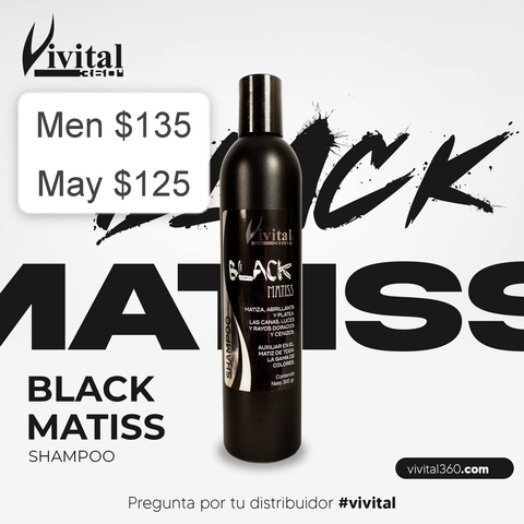 Shampoo Matizante Negro Vivital 300gr