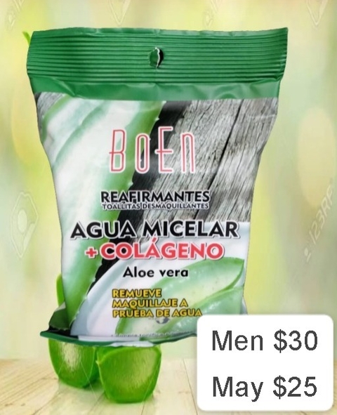 Toallitas desmaquillantes Aloe Boen