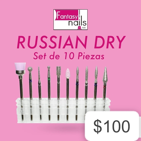 Puntas Manicura Rusa Fantasy 10pzs