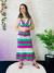 Vestido Tricot Longo Com Babado - loja online