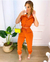Conjunto Cropped Gola Polo e Calça Jogger