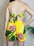 Imagem do Conjunto Cropped e Short Estampado | Amarelo