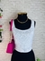 Cropped Tricot Modal Nervura | Branco - Status Wear - Vestindo e Empoderando a Mulher