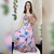 Imagem do Vestido Longo Estampado em Viscolinho