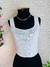 Cropped Tricot Modal Nervura | Branco - loja online