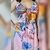 Vestido Longo Estampado em Viscolinho - comprar online