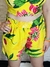 Conjunto Cropped e Short Estampado | Amarelo - Status Wear - Vestindo e Empoderando a Mulher
