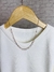 Blusa Tricot Manga Princesa Gola Redonda Branca - comprar online