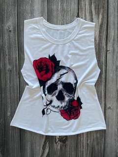 MUSCULOSA SKULL WHITE
