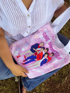 1D PINK tote bag on internet