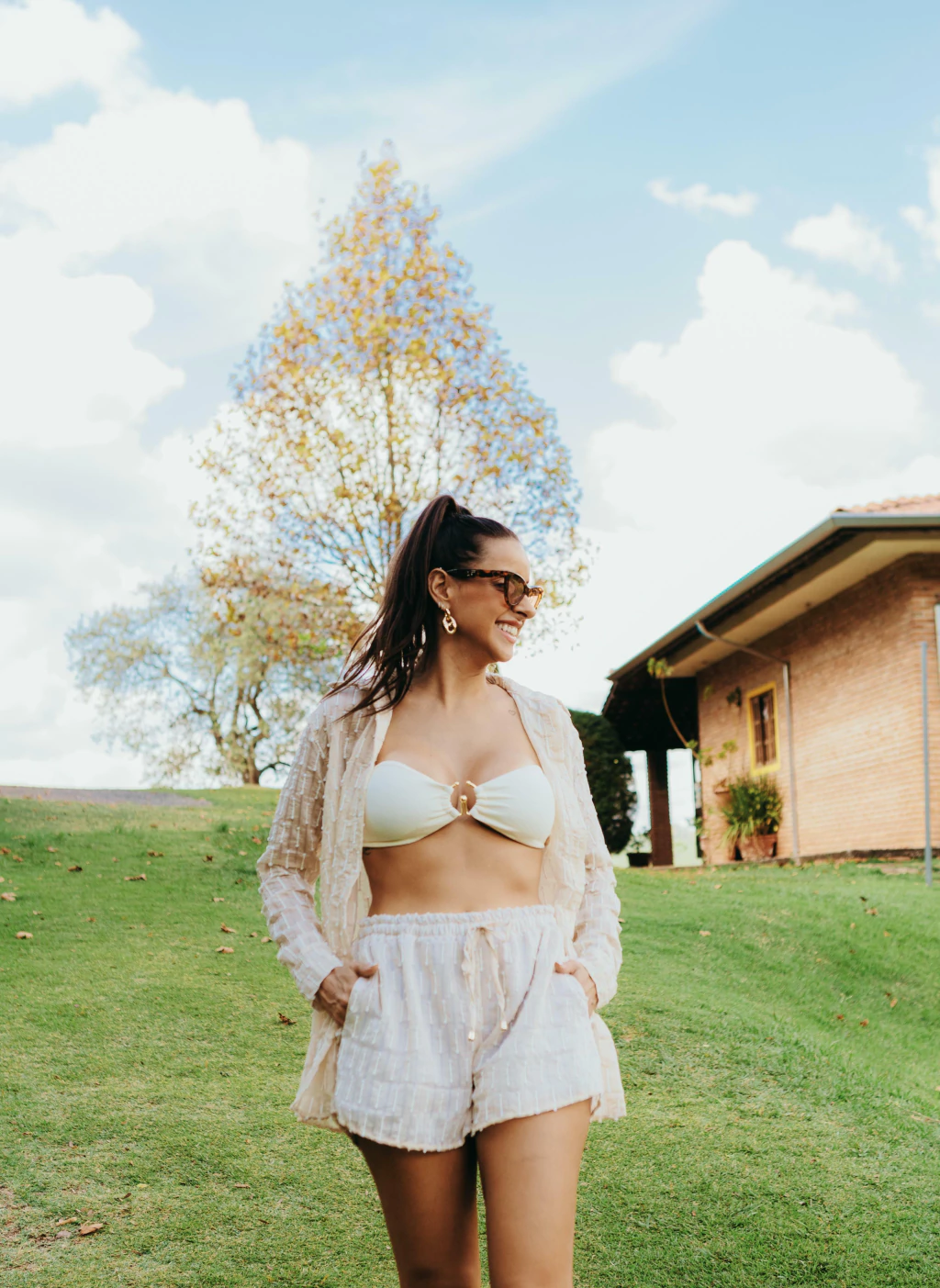 Shorts Serena Off White