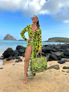 Saída Longa Onça Sancho Amarelo Neon - comprar online
