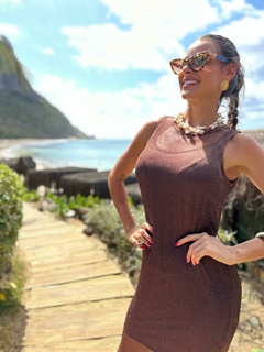 Vestido Mali Marrom - loja online