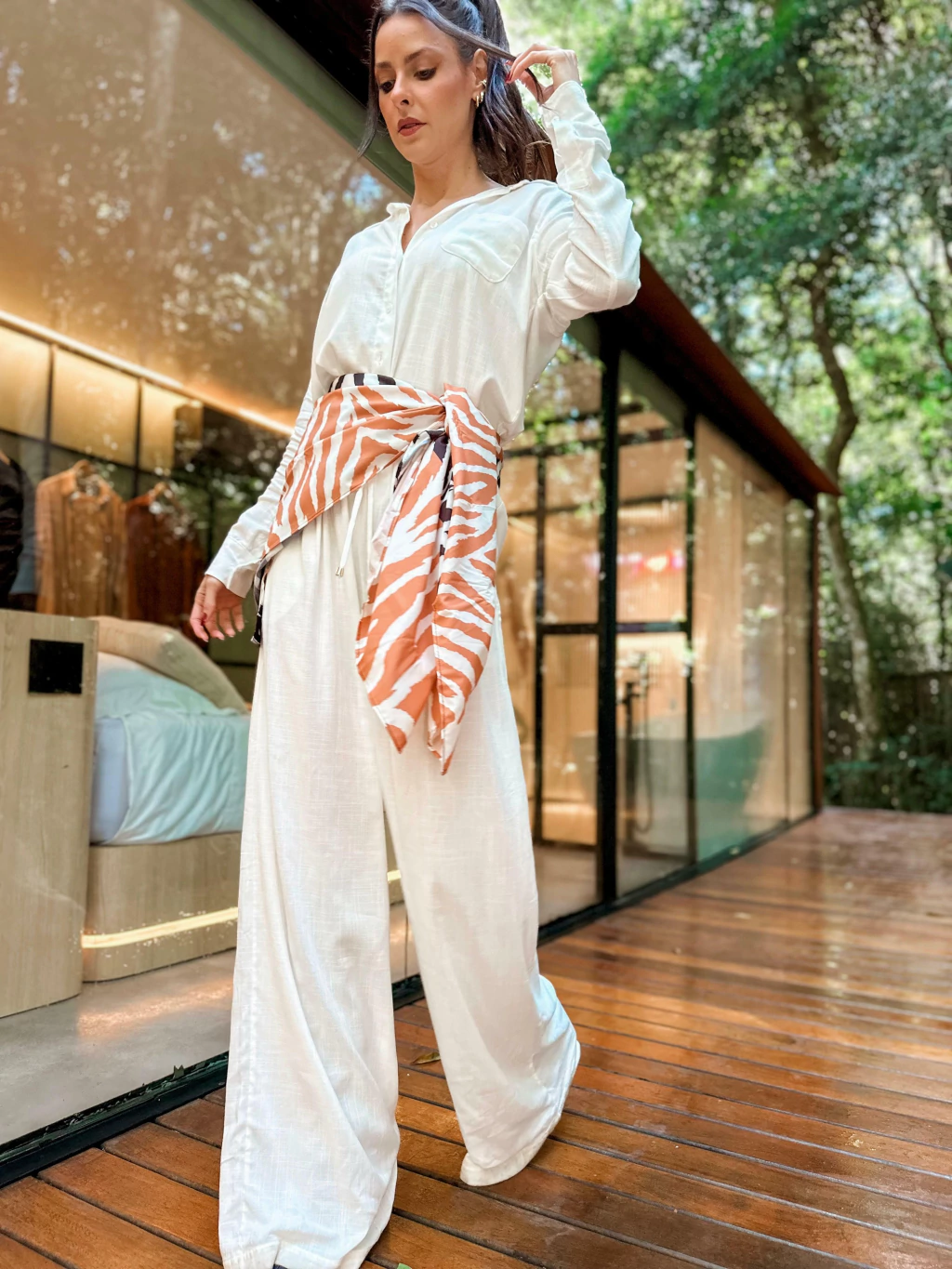 Conjunto Zara OffWhite