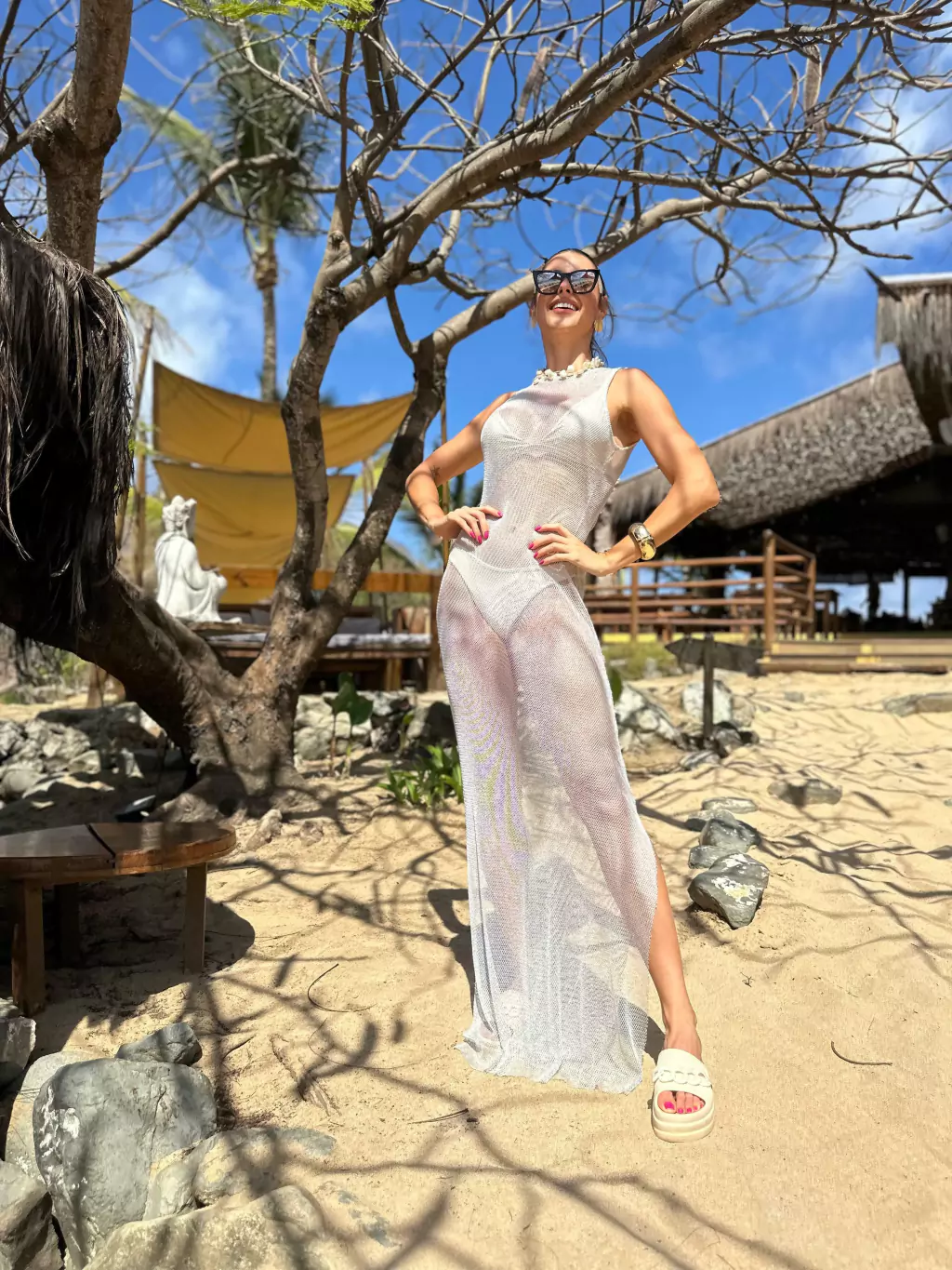 Vestido Mali Prata
