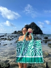 Bolsa Zebra Noronha Verde/Branco
