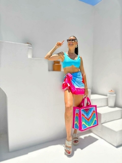 Bolsa Chevron Colorido na internet