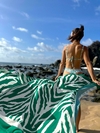 Pareô Zebra Noronha Verde/Branco