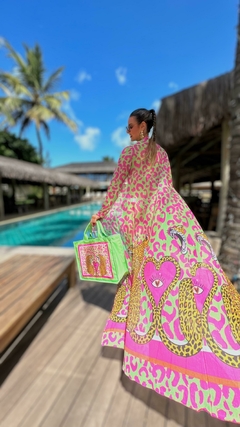 Saída Longa Onça Gêmea Pink