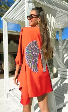 Imagem do Kimono Noronha Laranja