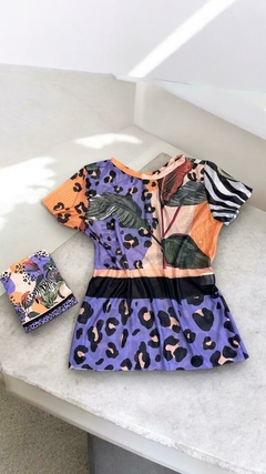 T-Shirt Onça Lilás